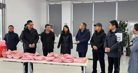 公司開展春節(jié)后首個工作日迎候活動